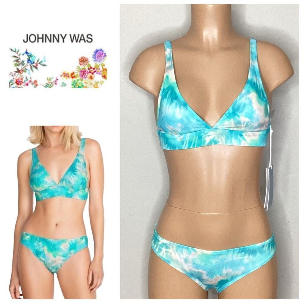 New. Calme by Johnny Was bikini. Medium Retails $189